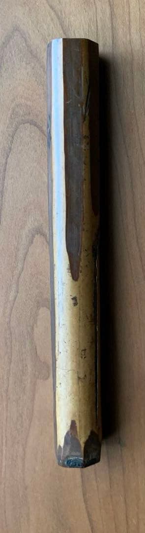 希少　江戸千家　川上不白　花押入　茶杓入れ　残欠　年代物　時代物