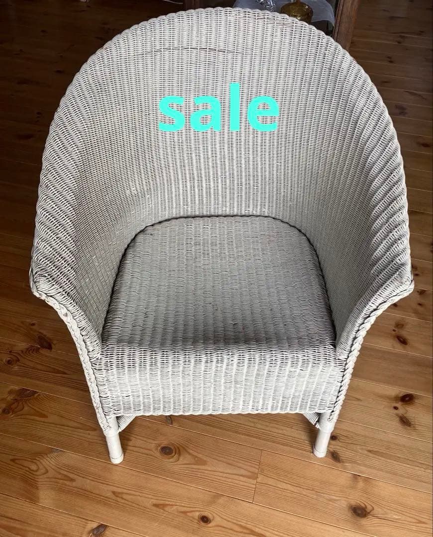 アンティーク⭐︎ロイドルーム⭐︎ホワイトアームチェア