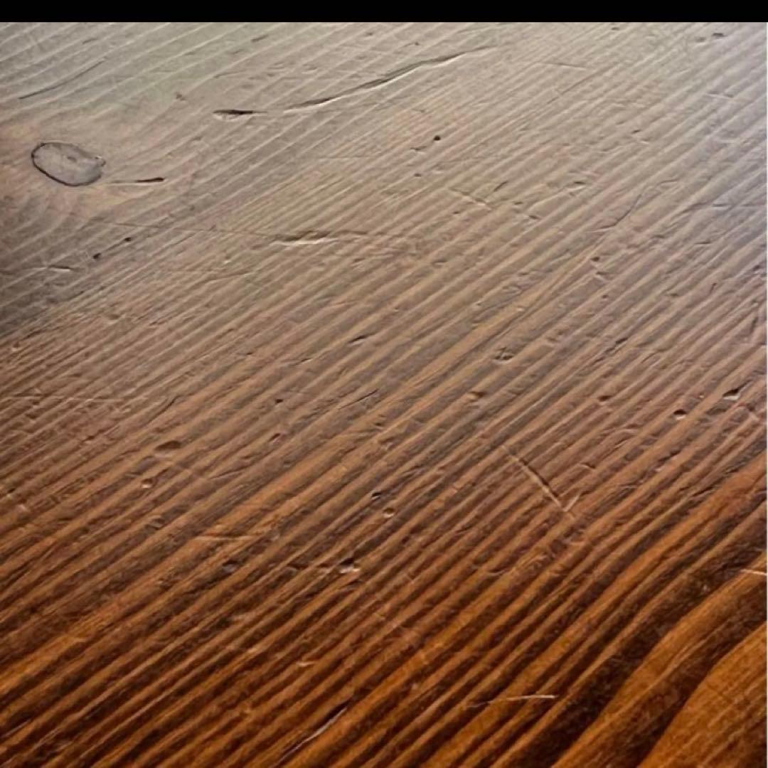 【アンティーク】円形木製テーブル