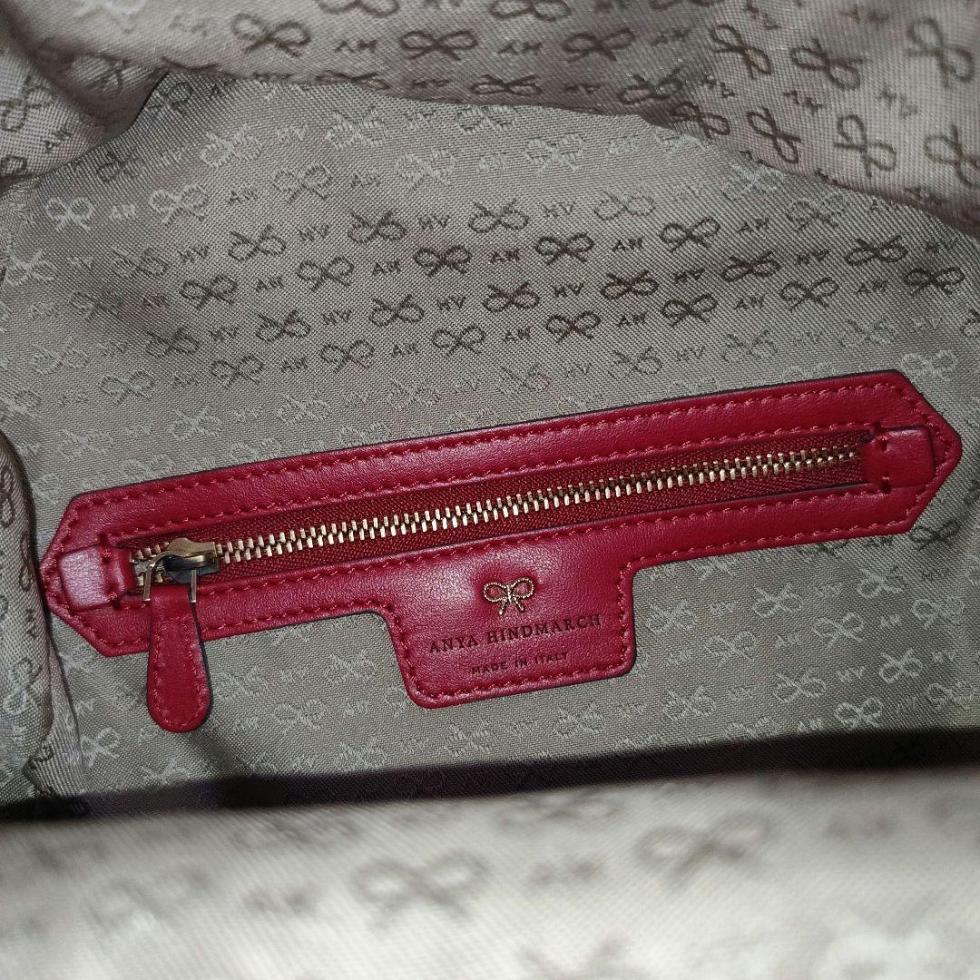 テ*ラ様 【アニヤハインドマーチ】レザー バックパックリュック スマイル ウィン