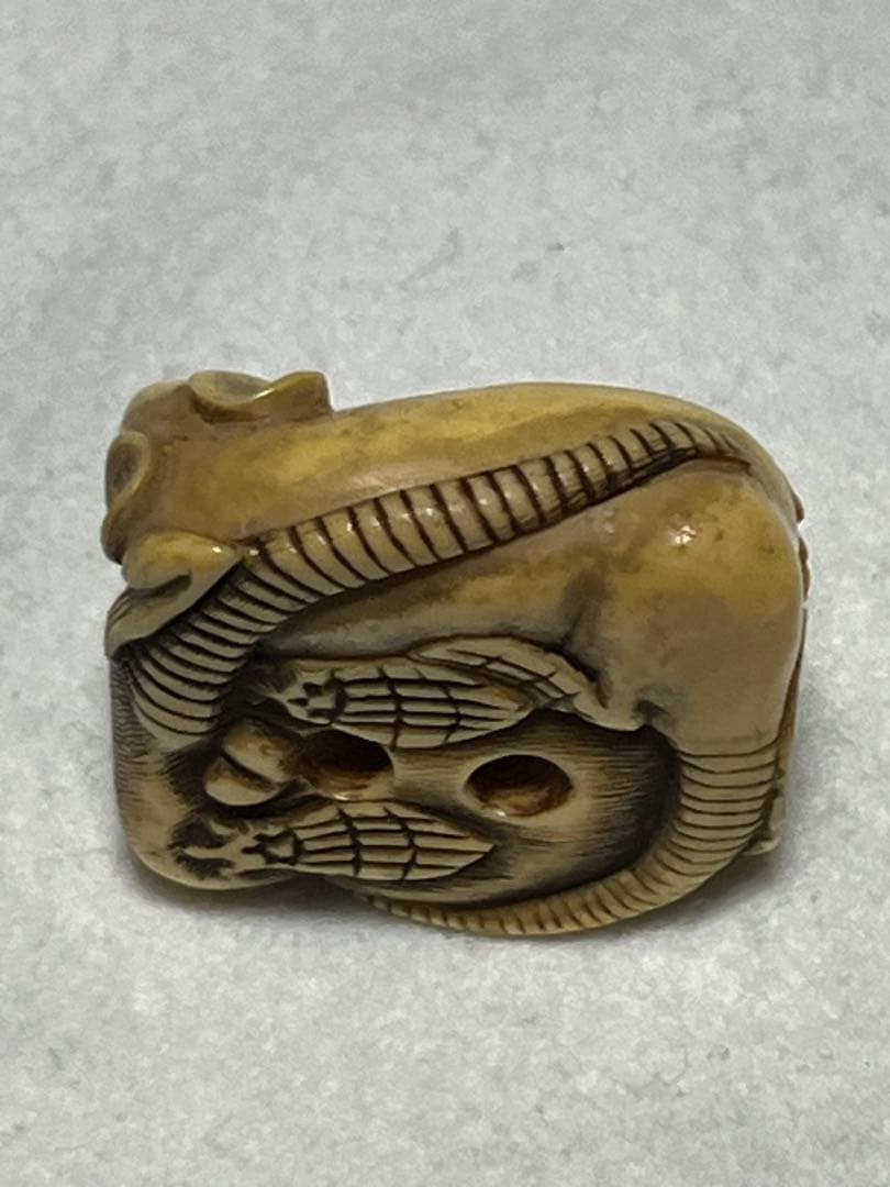 根付け　ねずみ　鼠