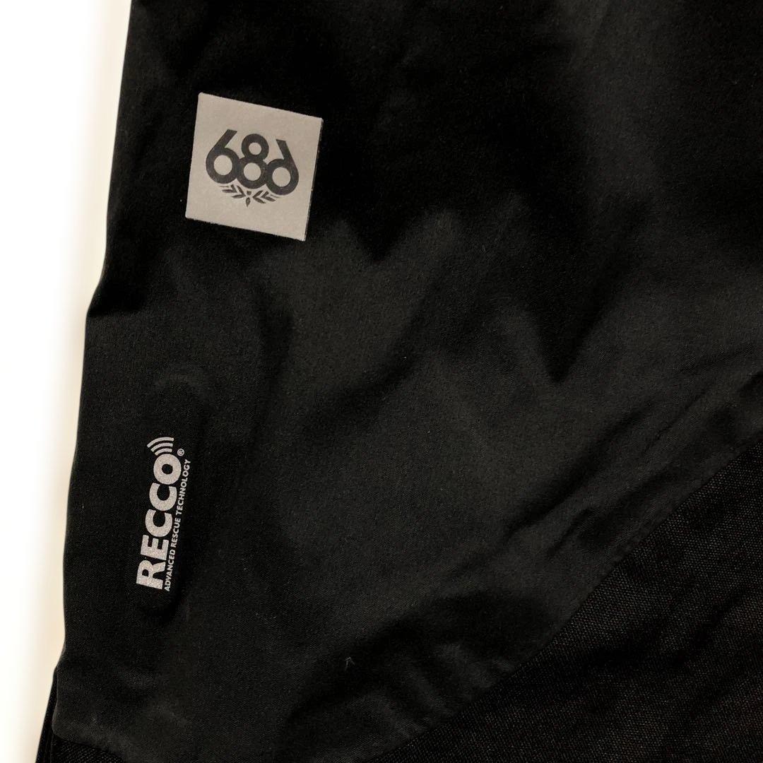 686ビブパンツGORE-TEX ブラック スノーボード