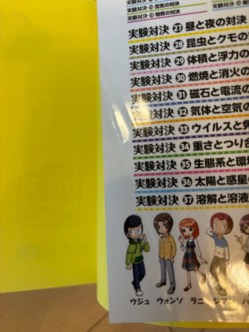 学校勝ちぬき戦 実験対決シリーズ 1〜43巻, 45巻