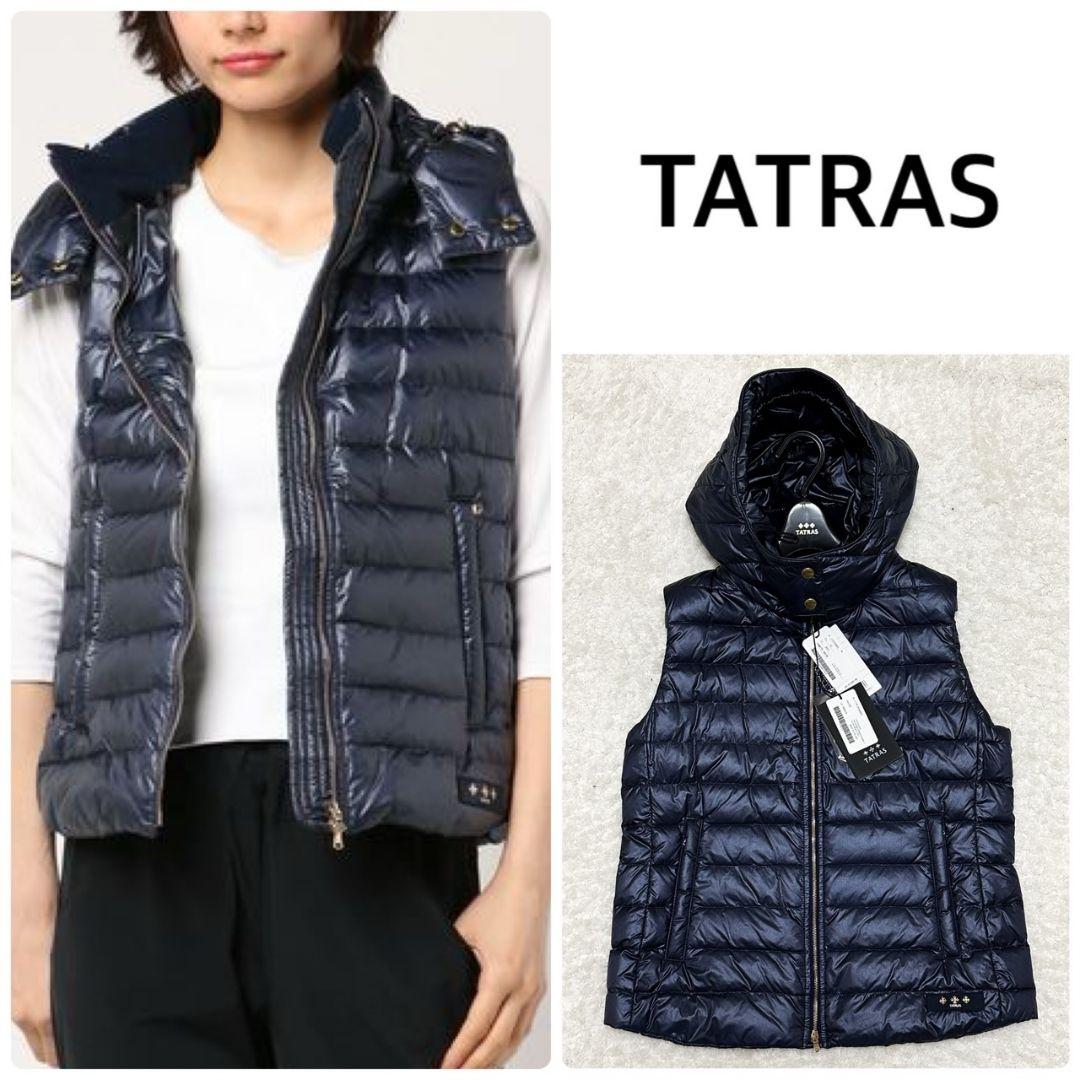 【新品】TATRAS ALBIZIA ダウンベスト インナーダウン ネイビー 3