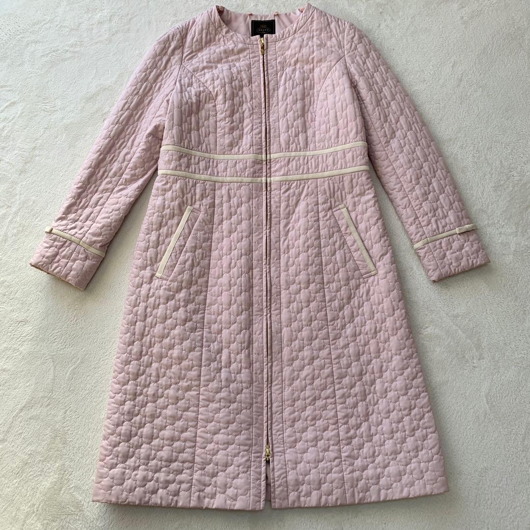 TOCCAトッカLAURAキルティングAラインロングコート2waySサイズ相当