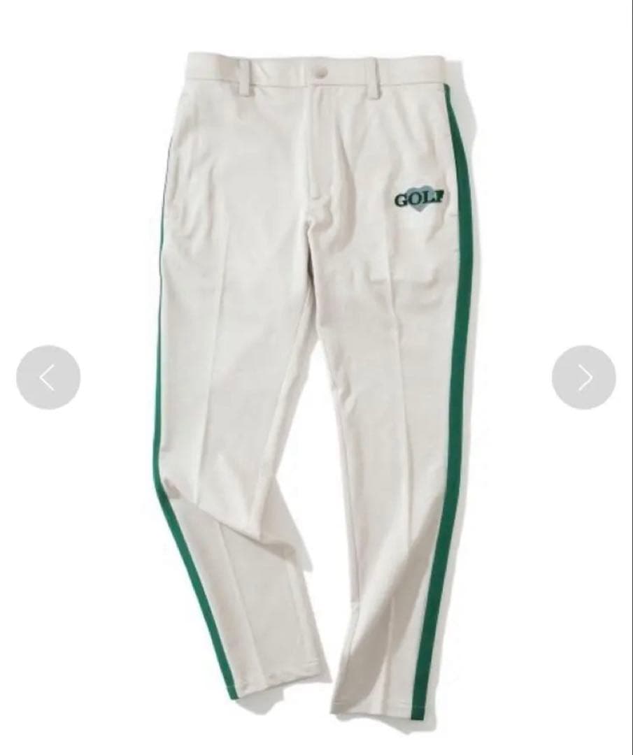 ✴︎美品✴︎ MARK&LONA ゴルフパンツ　ボトムス　グリーン　ライン　48 L