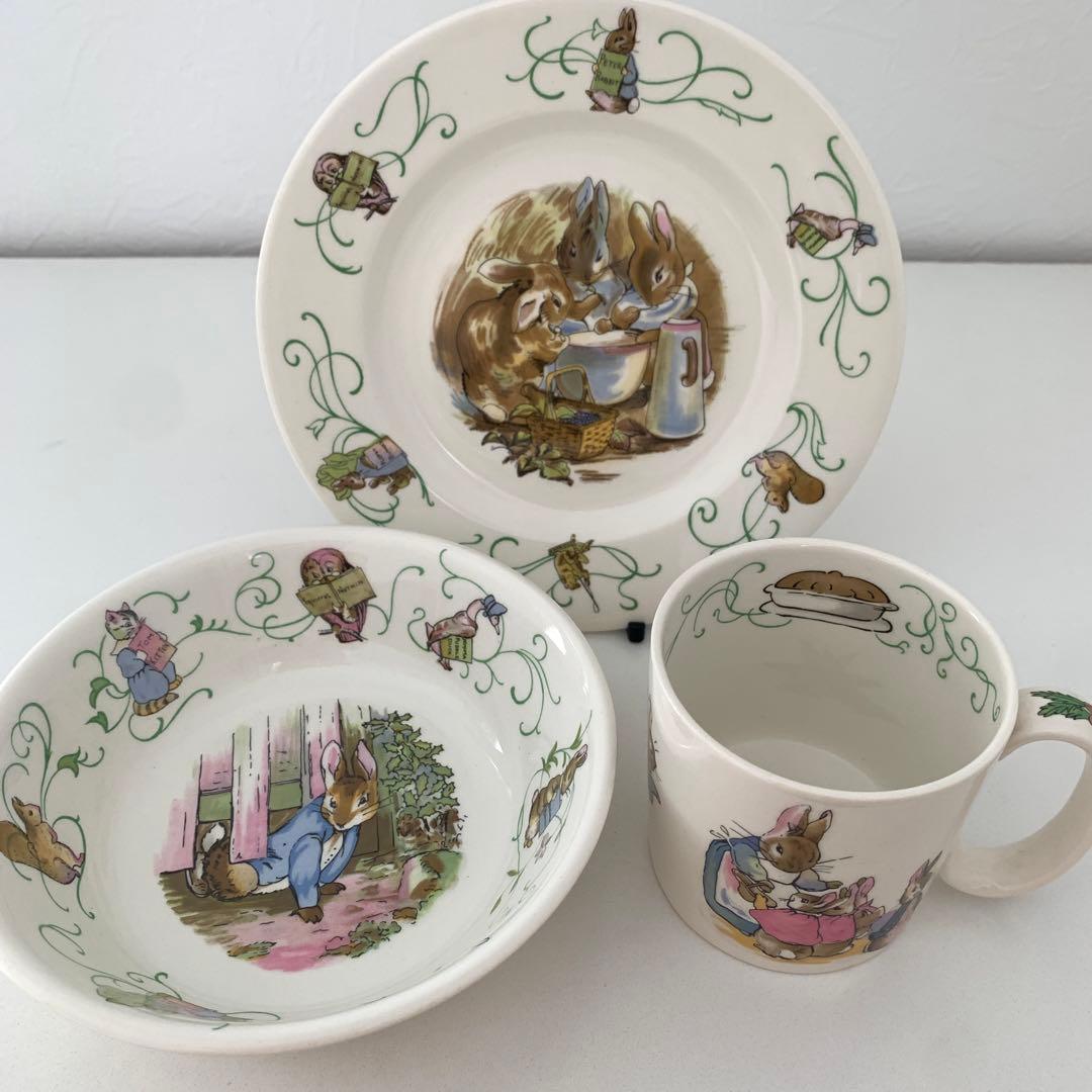 ウェッジウッド ピーターラビット　グリーンライン　セット