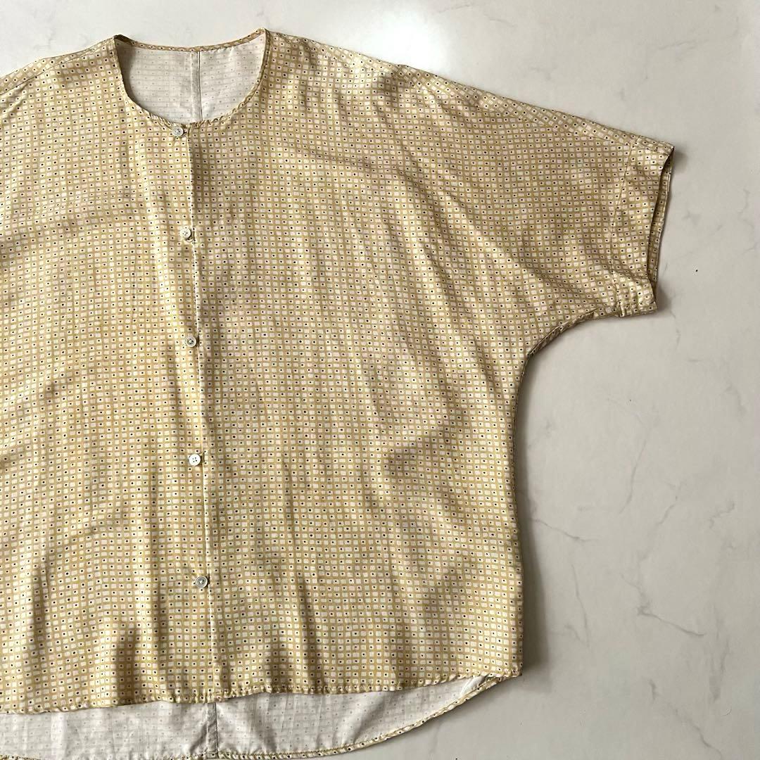 アーツアンドサイエンス 半袖シャツ ブラウス シルク100 2 M 2024年製
