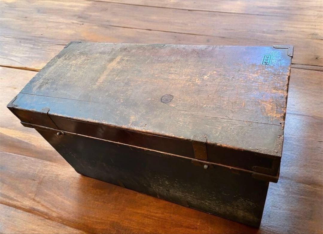 鎧櫃　具足櫃　【松平氏】焼印　長櫃　古美術　箪笥