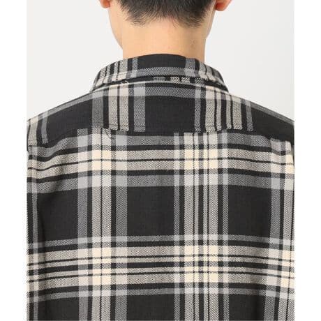 Prentiss プレンティス 別注 ヘビー ネルチェックシャツ ブラック