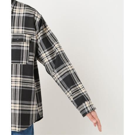 Prentiss プレンティス 別注 ヘビー ネルチェックシャツ ブラック