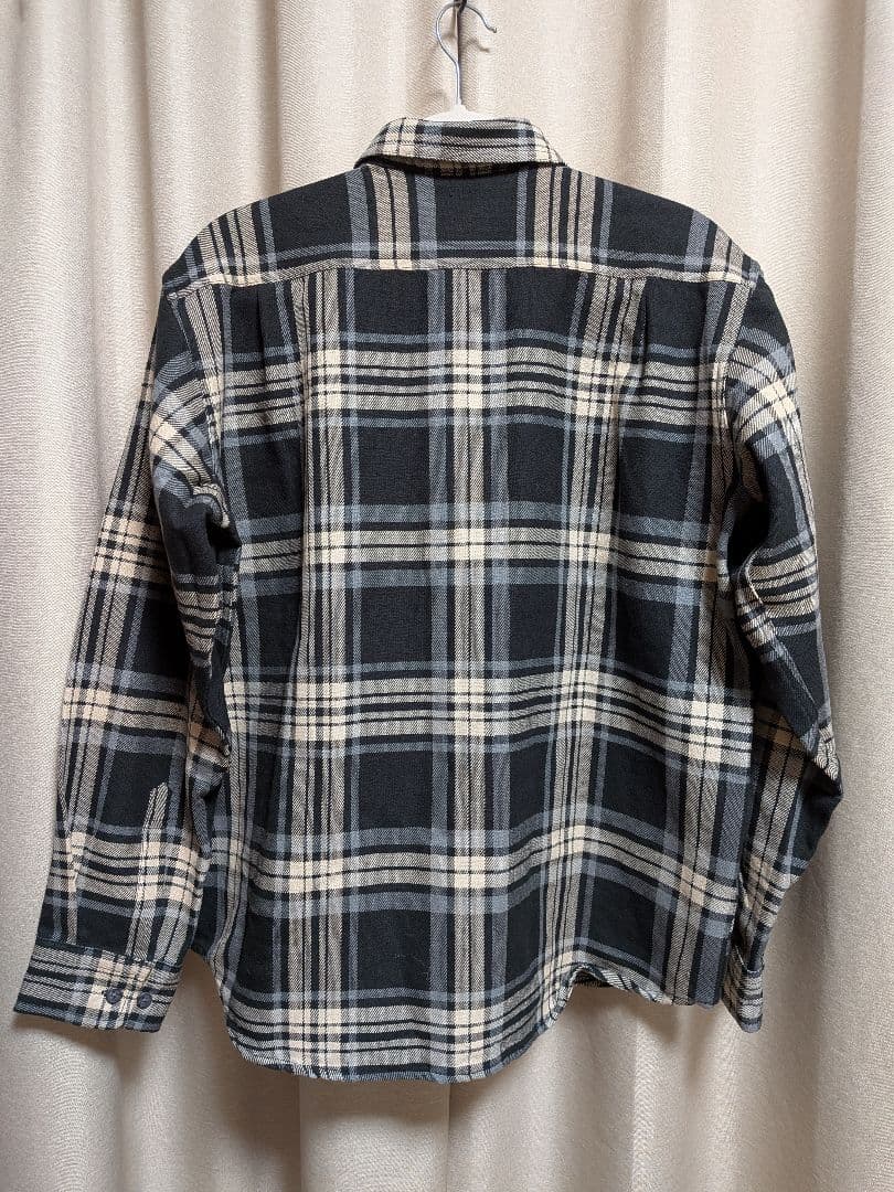 Prentiss プレンティス 別注 ヘビー ネルチェックシャツ ブラック