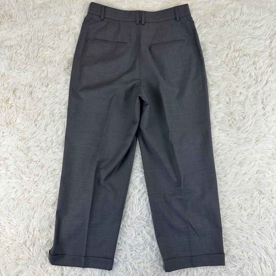 美品｜ 23区 スーツ セットアップ プルオーバー パンツ ウール グレー 38