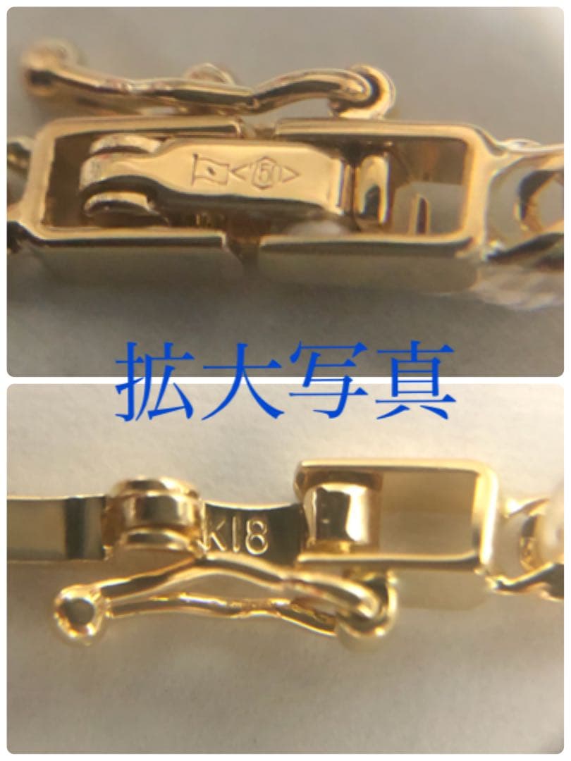 k18喜平ネックレス　12面トリプルカット 約55cm