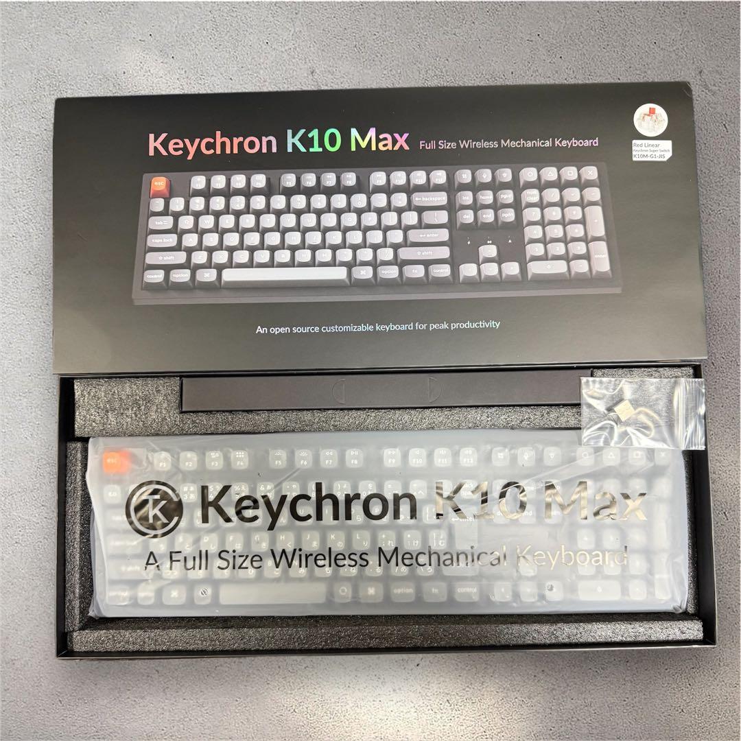 【Keychron】キークロン　K10MAX JIS 赤軸　フルサイズ
