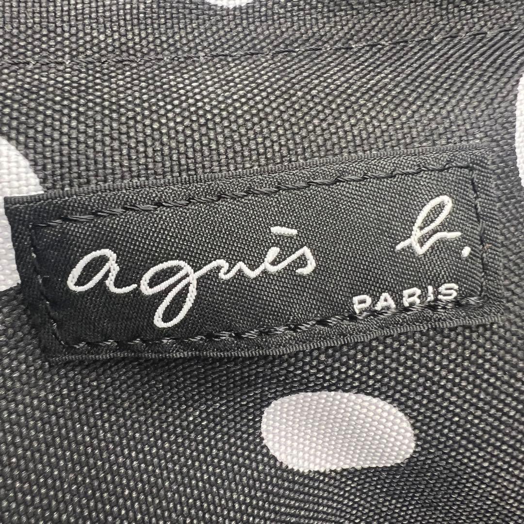 美品 アニエスベー マザーズバッグ トートバッグ 2WAY ブラック 383