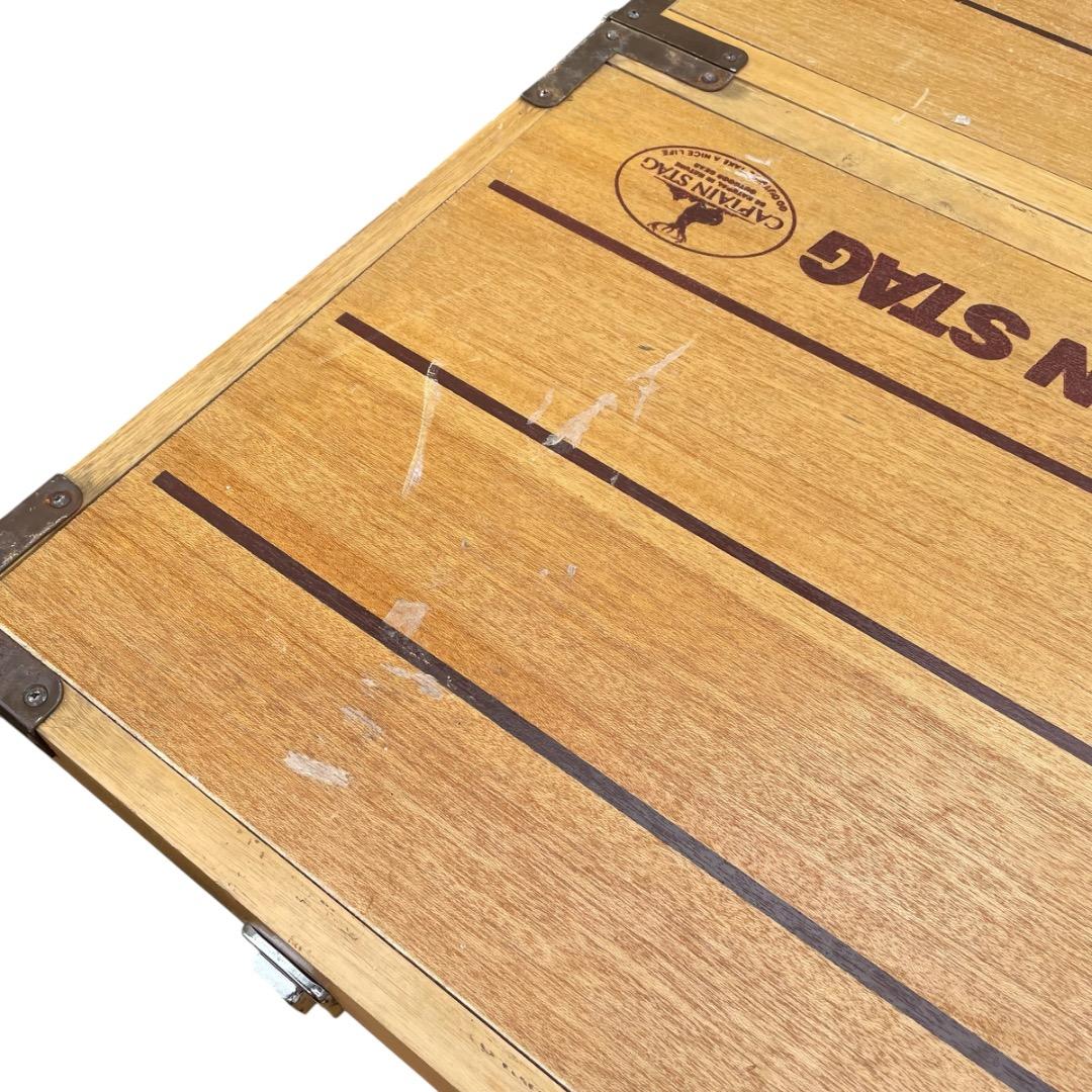 CAPTAIN STAG キャプテンスタッグ 折りたたみウッドテーブル＆チェア