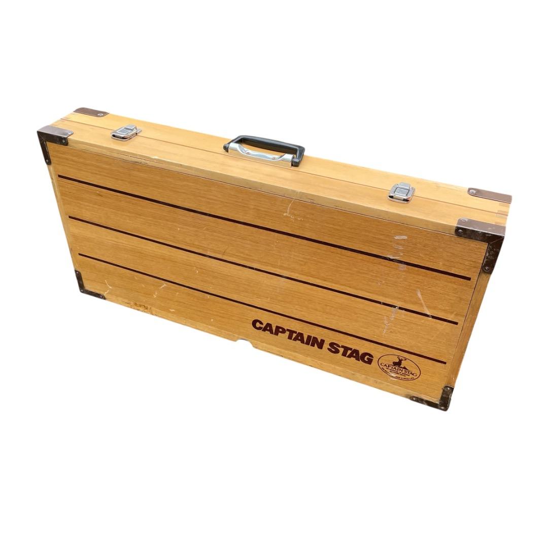 CAPTAIN STAG キャプテンスタッグ 折りたたみウッドテーブル＆チェア