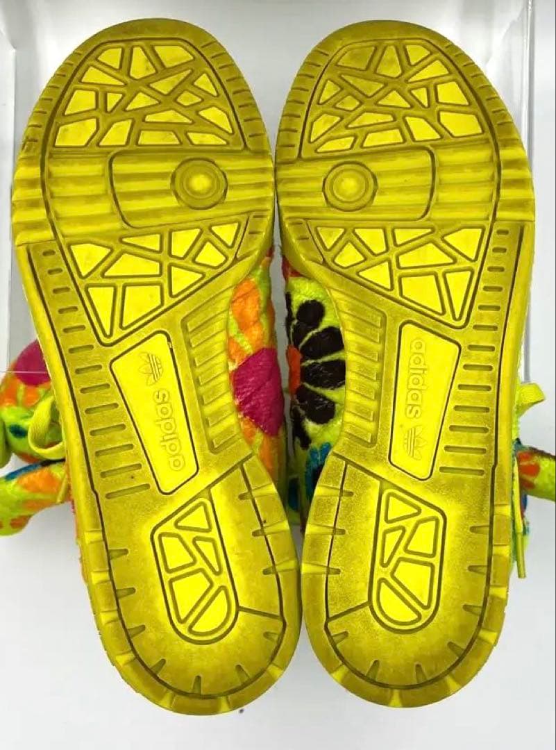 美品　アディダスadidas ジェレミー・スコット　ハイカット スニーカー クマ