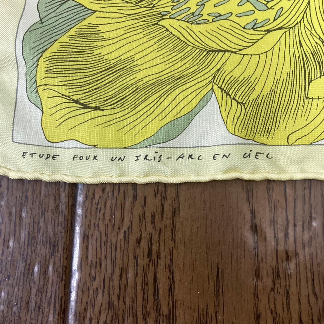 エルメス　プチスカーフ　ガヴロッシュ　レア柄❣️「イリスのエチュード」