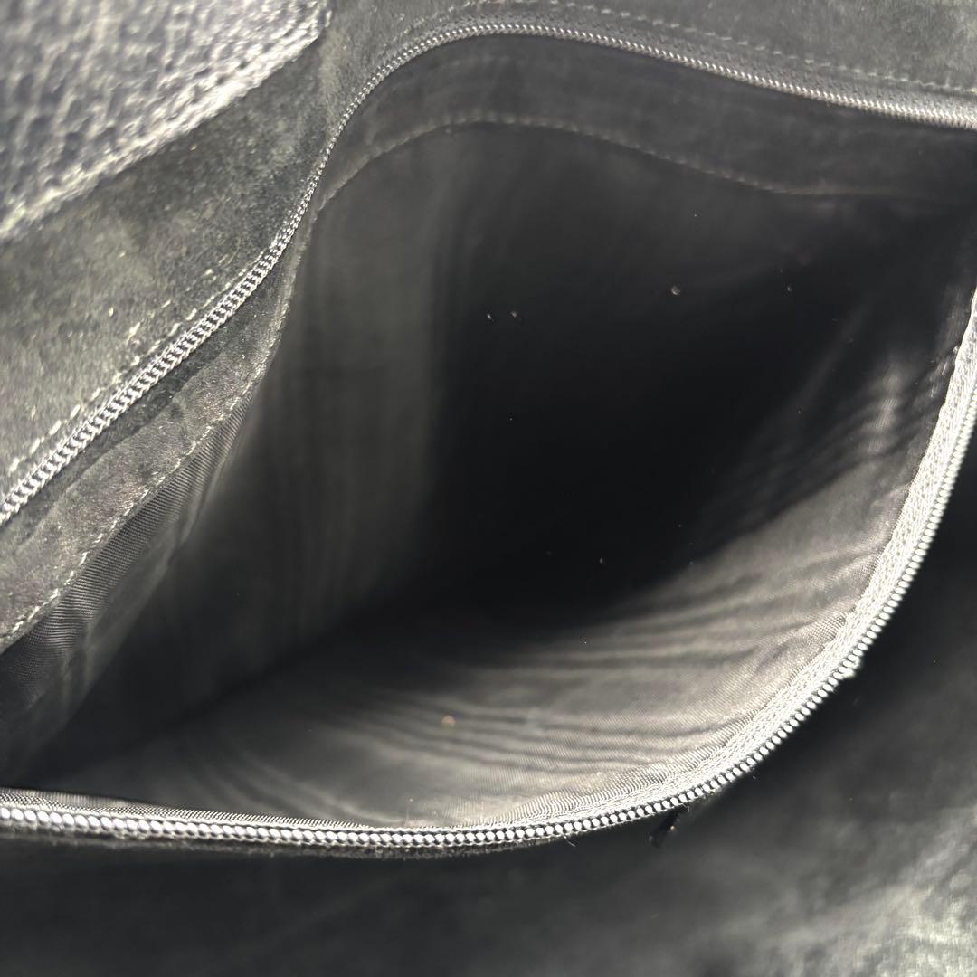 廃盤・美品 グッチ ビジネス トートバッグ オールレザー 肩掛け A4可 黒