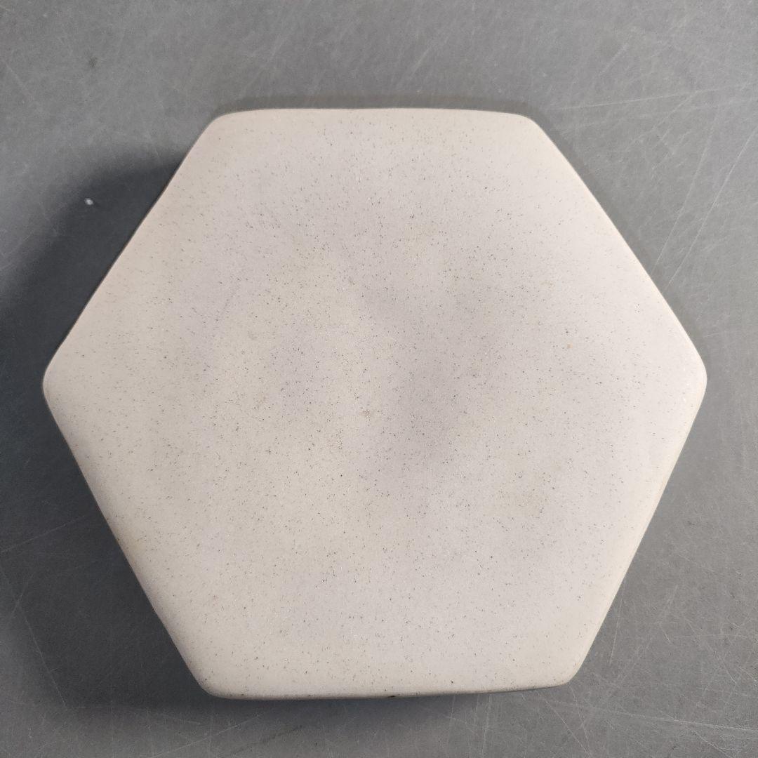 A1387-6/瀧田項一 作/上絵六角皿揃6客/共箱/飾皿/菓子皿/懐石道具/