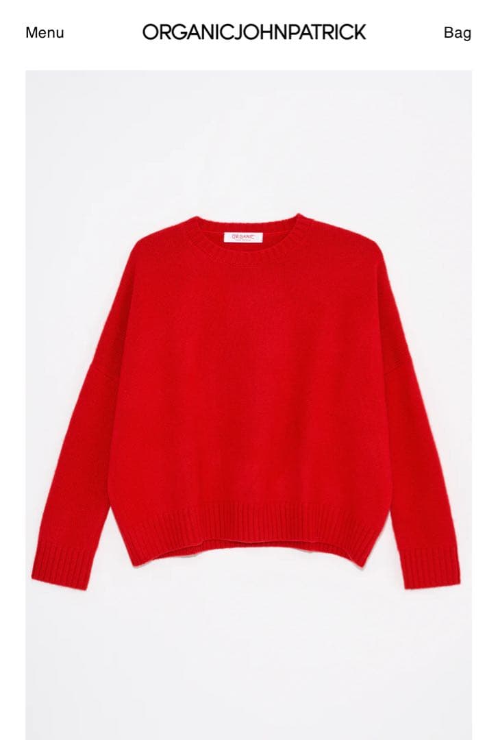 ロンハーマン購入　オーガニックジョンパトリック　カシミヤニット