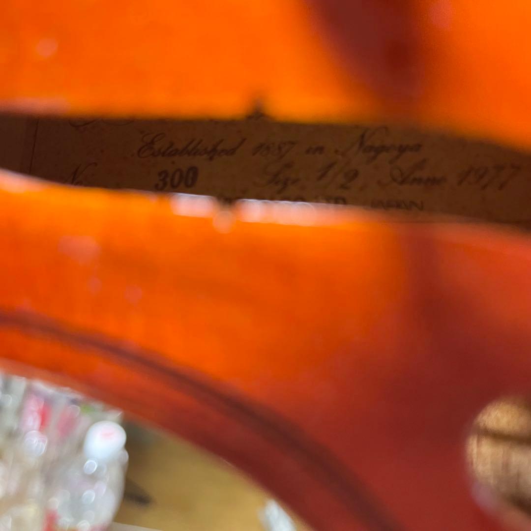 鈴木バイオリン No.300 1/2 1977年 ハードケース付き SUZUKI