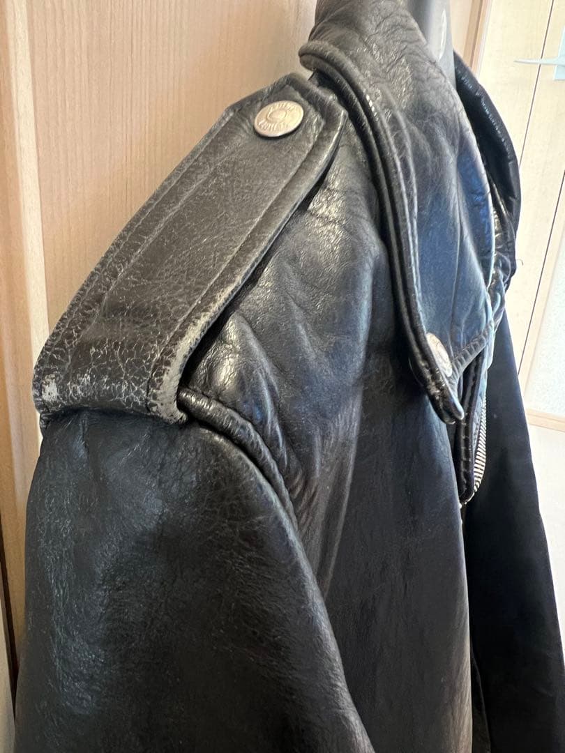 US製 Schott ライダースジャケット ダブル 36サイズ 訳あり