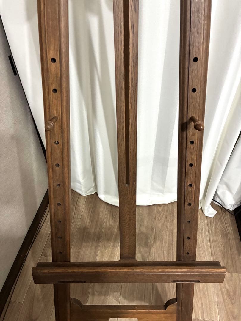近藤工芸 旭川家具 無垢オーク 大型画架 イーゼル 高さ160cm プロ仕様