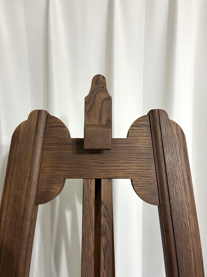 近藤工芸 旭川家具 無垢オーク 大型画架 イーゼル 高さ160cm プロ仕様