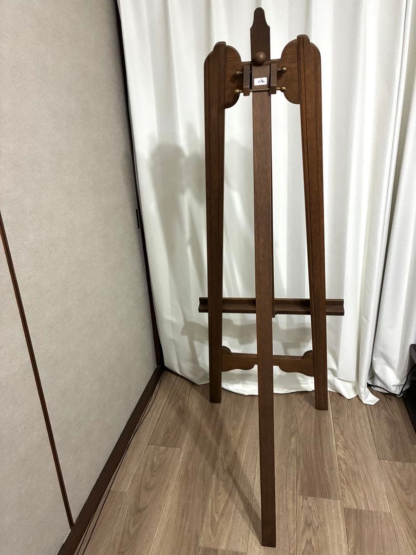 近藤工芸 旭川家具 無垢オーク 大型画架 イーゼル 高さ160cm プロ仕様
