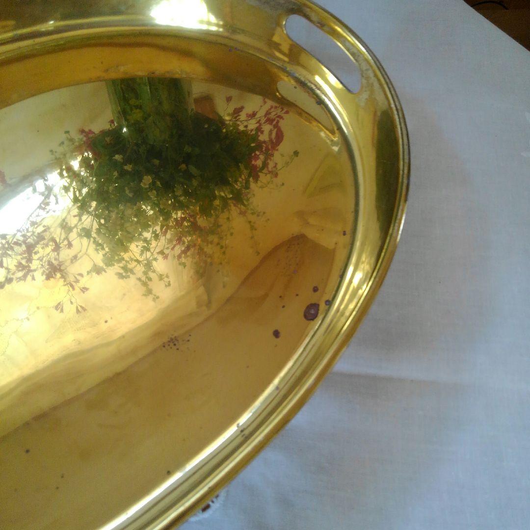 銀食器、オーバル型トレー