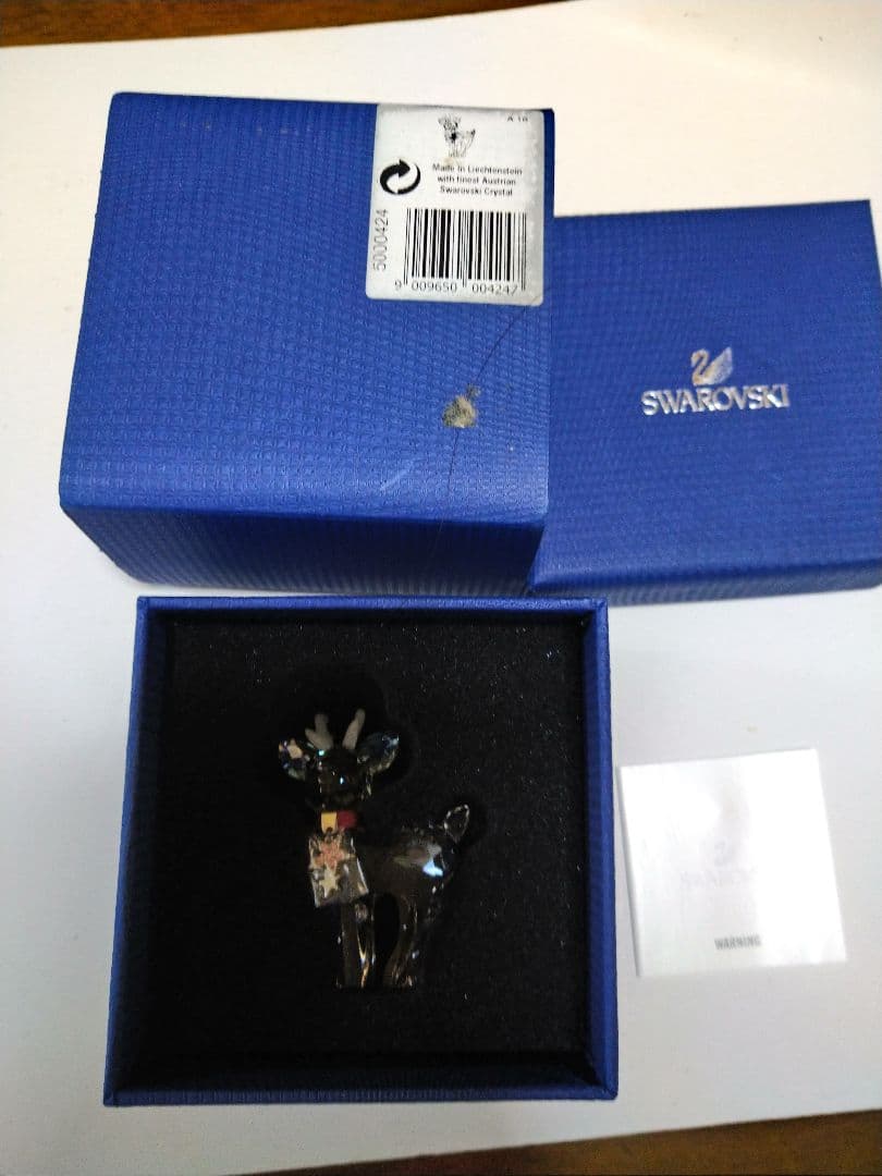 スワロフスキー トナカイ クリスタル クリスマス