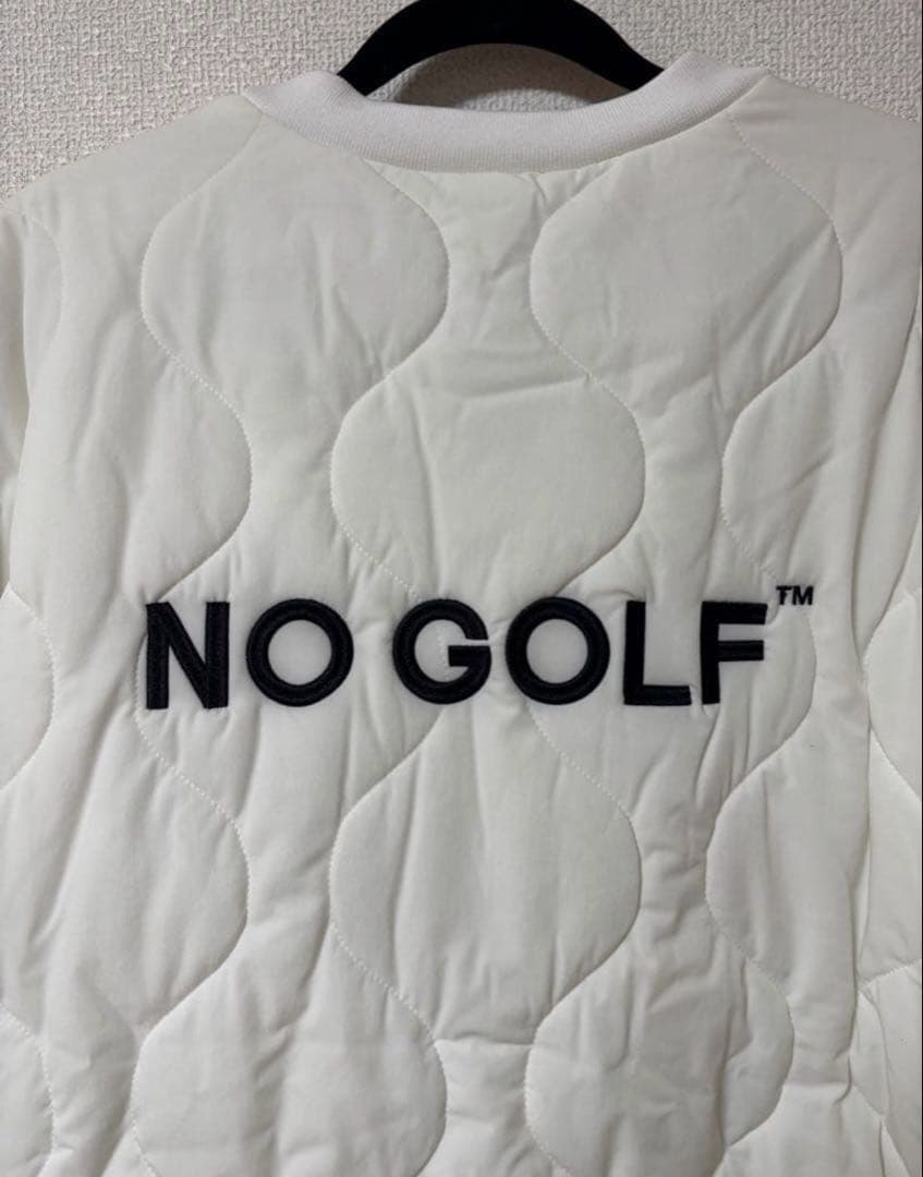 NO COFFEE NO GOLF クラブハウス　キルティングジャケット XL