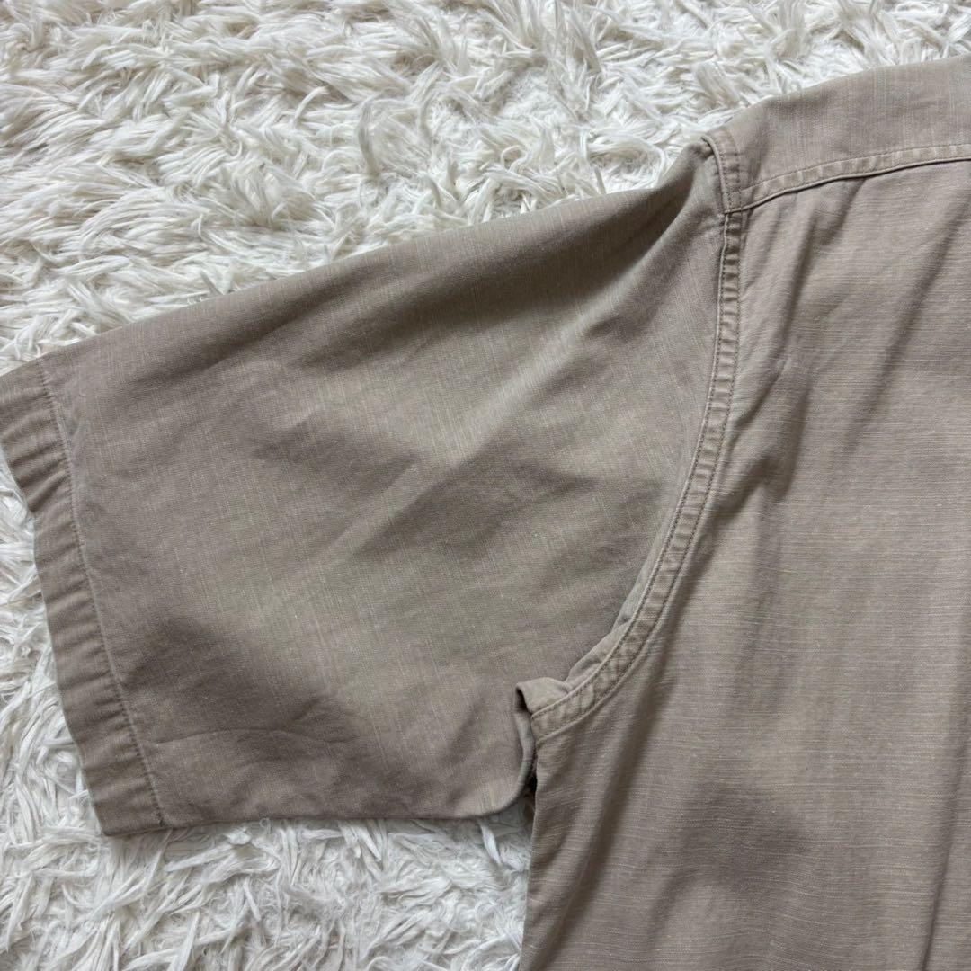 極美品　マディソンブルー　半袖シャツ　ハンプトン　ベージュ　2