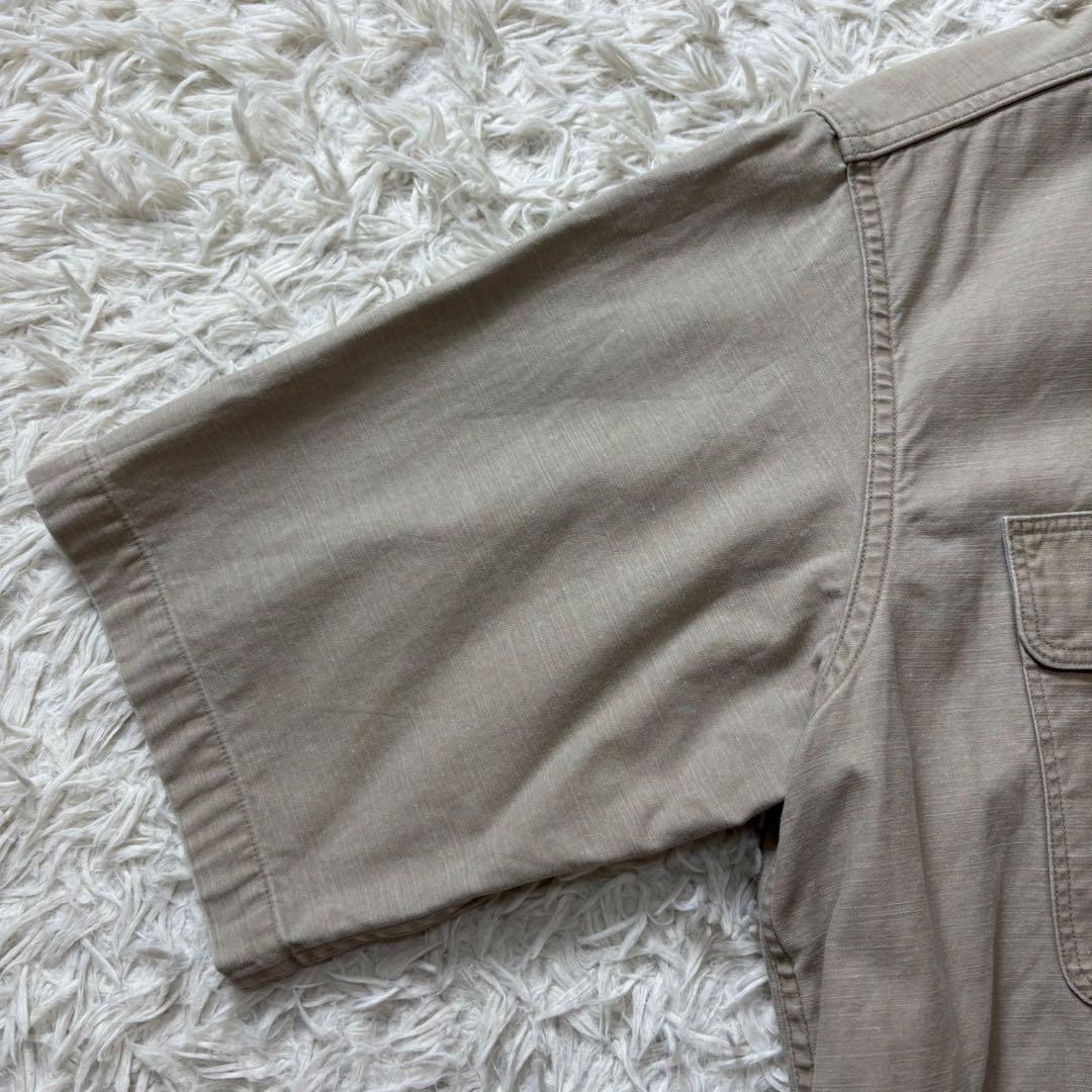 極美品　マディソンブルー　半袖シャツ　ハンプトン　ベージュ　2