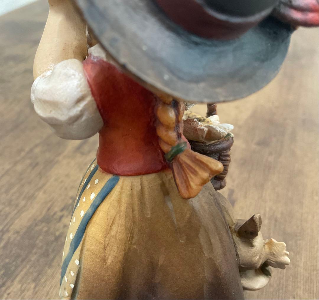 【廃番品】ANRI（アンリ）/少年少女の置物2体セット（アンティーク）