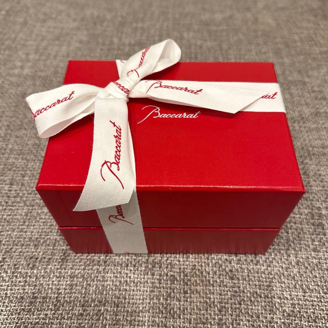 Baccarat 招き猫 赤 バカラ