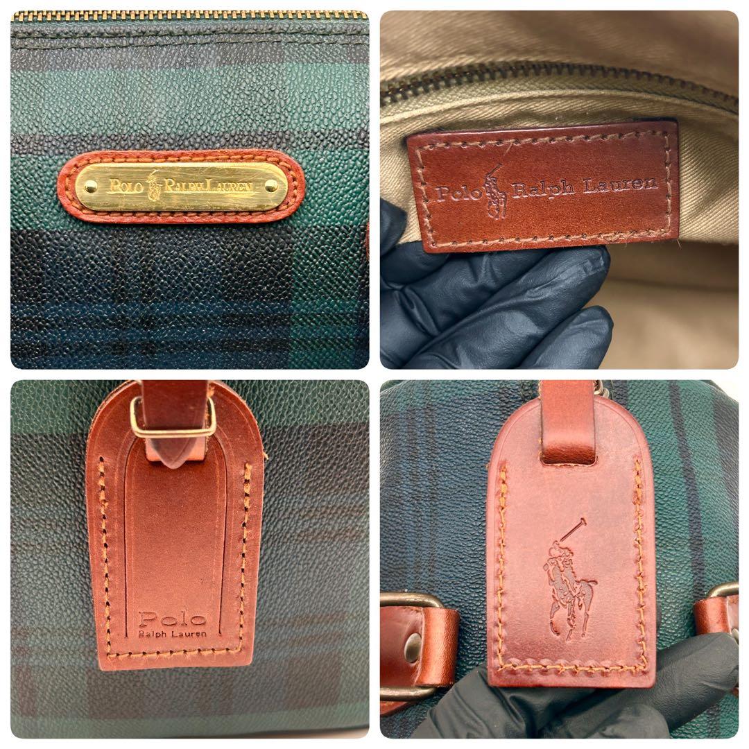 ✨極美品✨ ラルフローレン ボストンバッグ ミニ 高級レザー 希少性大 旅行鞄
