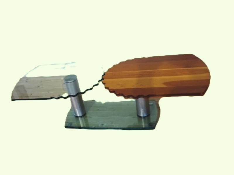 IDC大塚家具　ドイツ　ロナルドシュミット　可動式　センターテーブル　美品