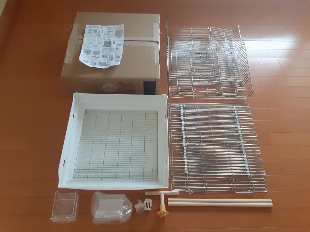 鳥かご HOEI 465オカメ ホワイト オカメ 中型インコ オウム 銀メッキ