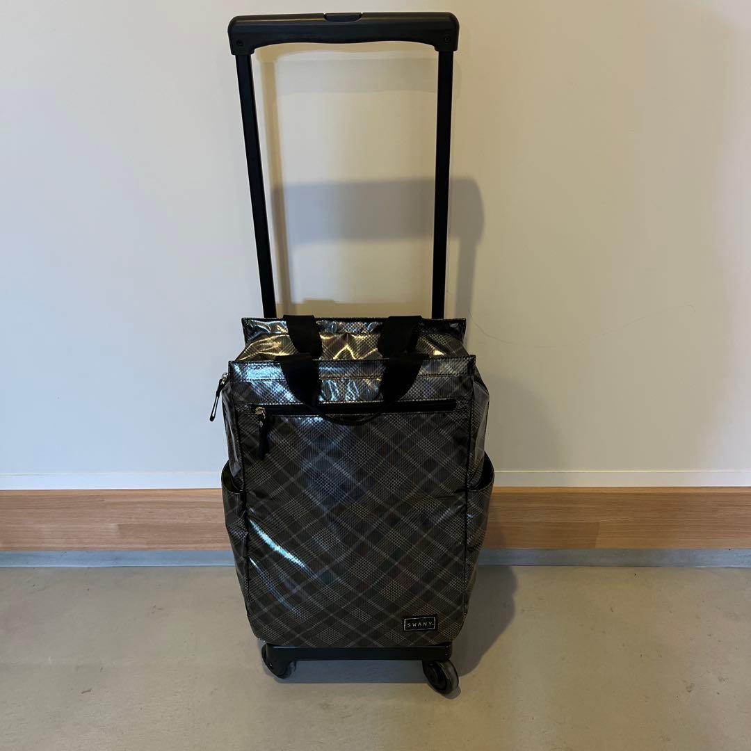 SWANY チェック柄キャリーケース