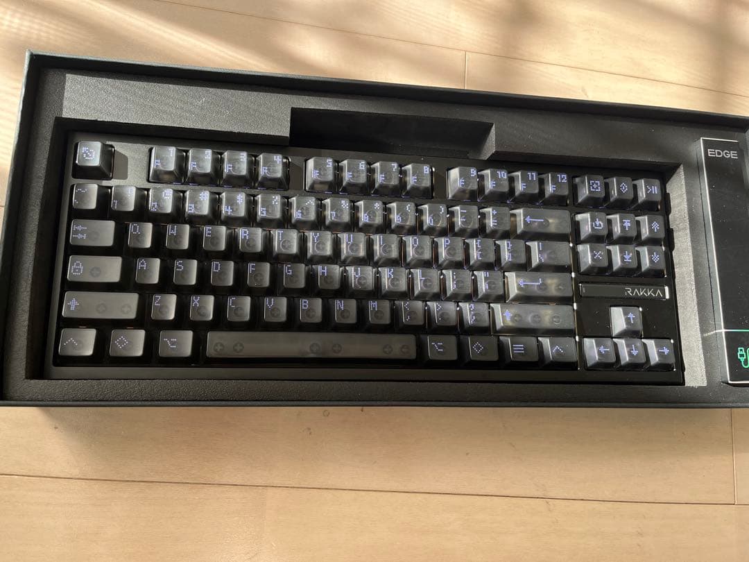 RAKKA 80 EDGE black マグネティックキーボード