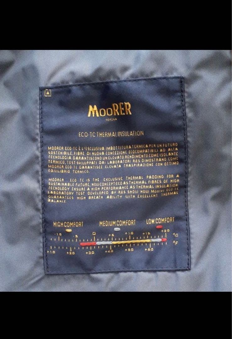 【美品】MOORER チェスターフィールドコート　48