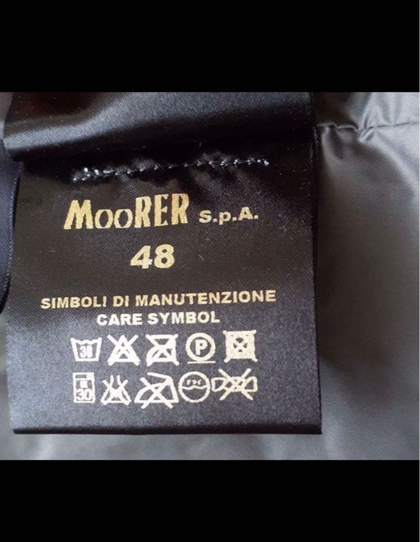 【美品】MOORER チェスターフィールドコート　48