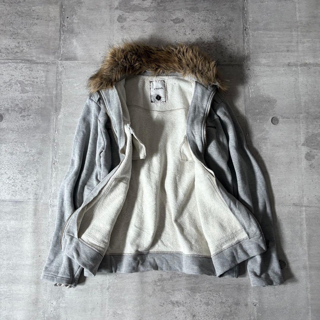 ジャケット・アウター 00s archive far sweat riders jacket y2k