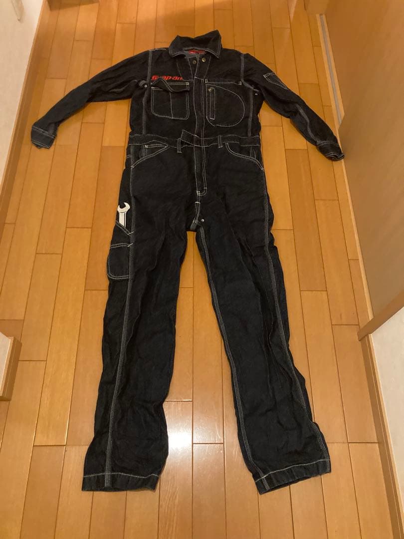 Snap-on ダークデニム ツナギ
