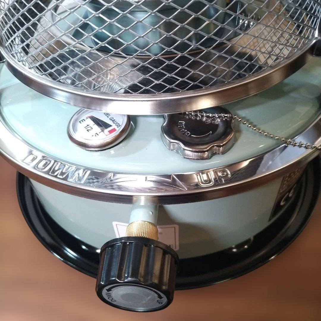 ⭐️屋内外 灯油ストーブ ダイヤル式 高さ伸縮式 替芯付 WIND HAZE