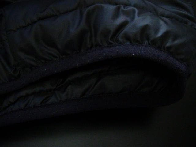 24914　IGNIO メンズ　中綿入りベスト　黒　サイズＭ